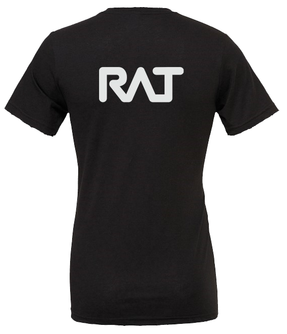 Rat Logo Tee with RAT lettering on back – Rat Sound Systems